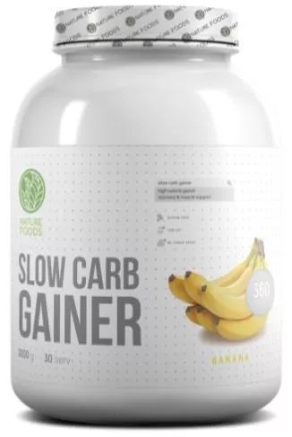 Nature Foods Slow Carb Gainer 3000g (Банка)