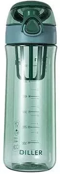 Бутылка для воды Diller D38-550 ml (Зеленый)