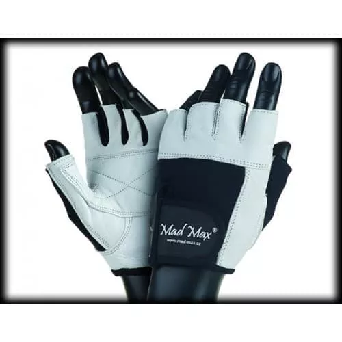 *Перчатки мужские Mad Max "Fitness" MFG444\WH-BK