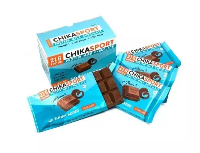 CHIKALAB Молочный Шоколад с Шоколадной Начинкой 100g