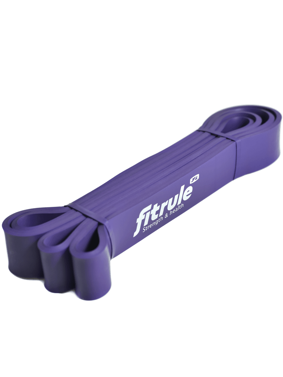 FitRule Фитнес-резинка (эспандер) 1000см х 3,5см Фиолетовая 30кг