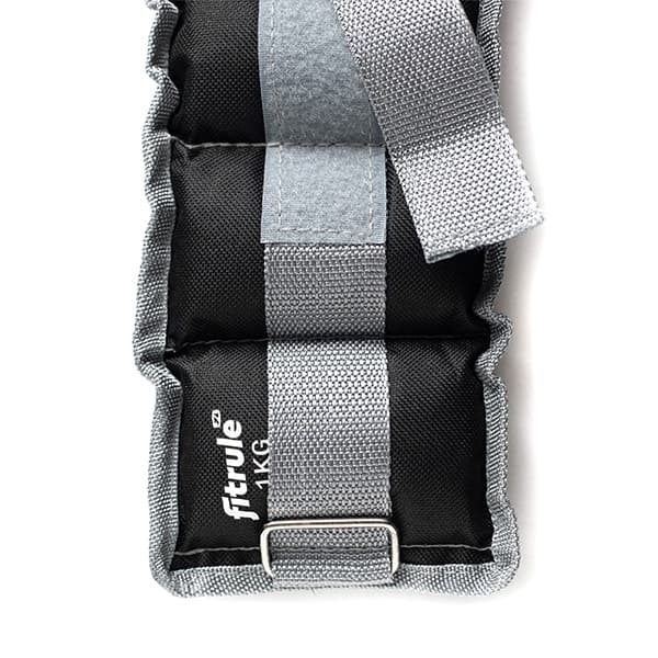 FitRule Утяжелитель для ног и рук 1 kg (цвет серый, 2 шт.)