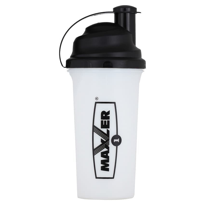 Maxler Shaker Black 700 ml - Black - White 1-C print