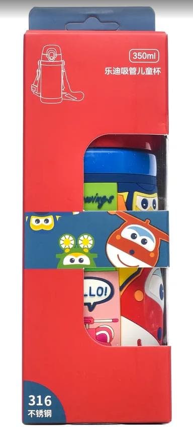 Детская бутылочка для воды Diller 8960 350 ml (Красный)