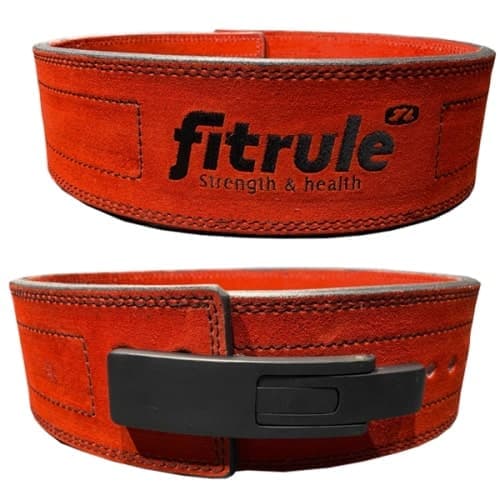 FitRule Ремень Усиленный Красный арт1376 (L)