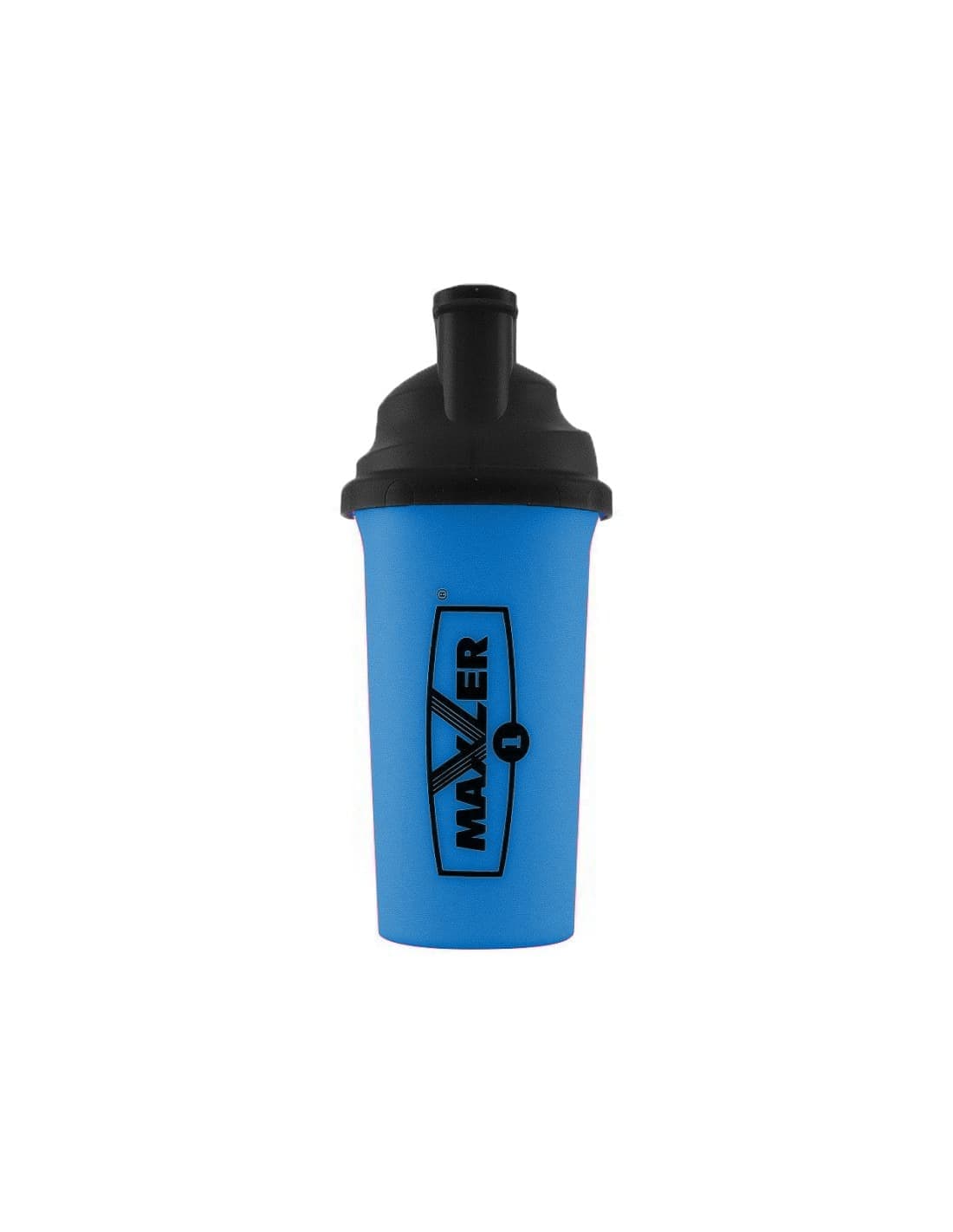 Maxler Shaker Black 700 ml - Black - Blue 1 col. print