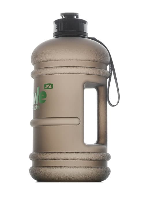FitRule Бутыль прорезиненная крышка щелчок 2,2L (Черная)