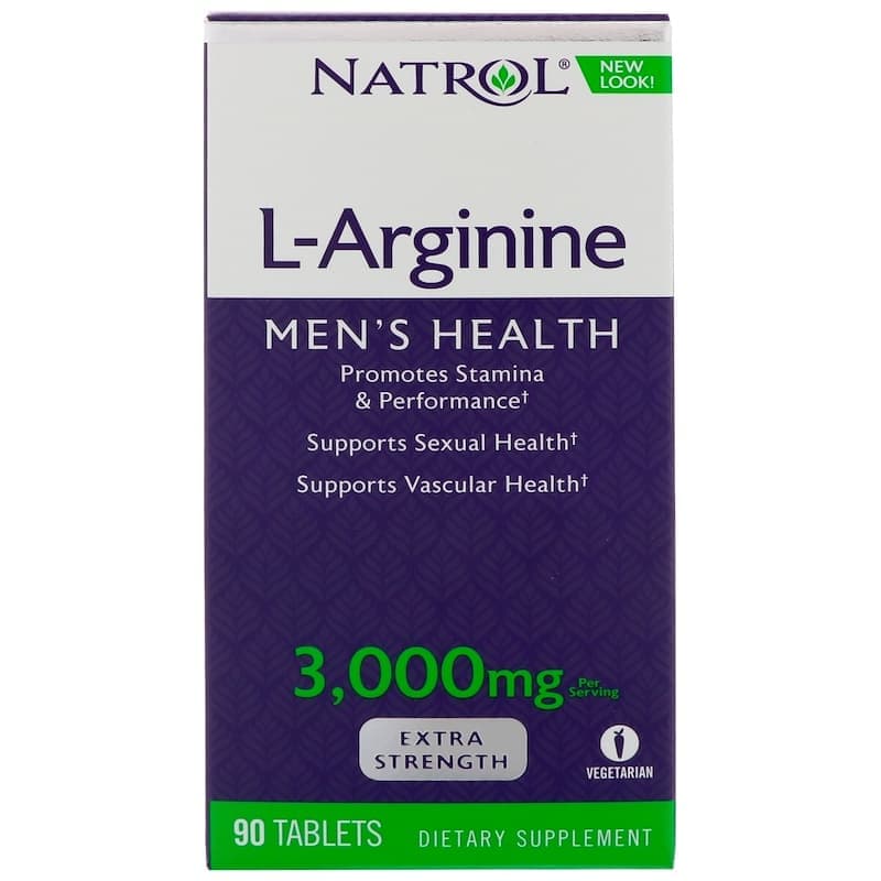 NATROL L-Arginine 3000mg 90 tabs