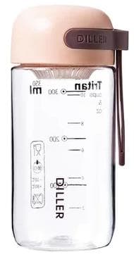 Бутылка для воды Diller D31 500 ml (Розовый)