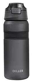 Бутылка для воды Diller D37 700 ml (Черный)
