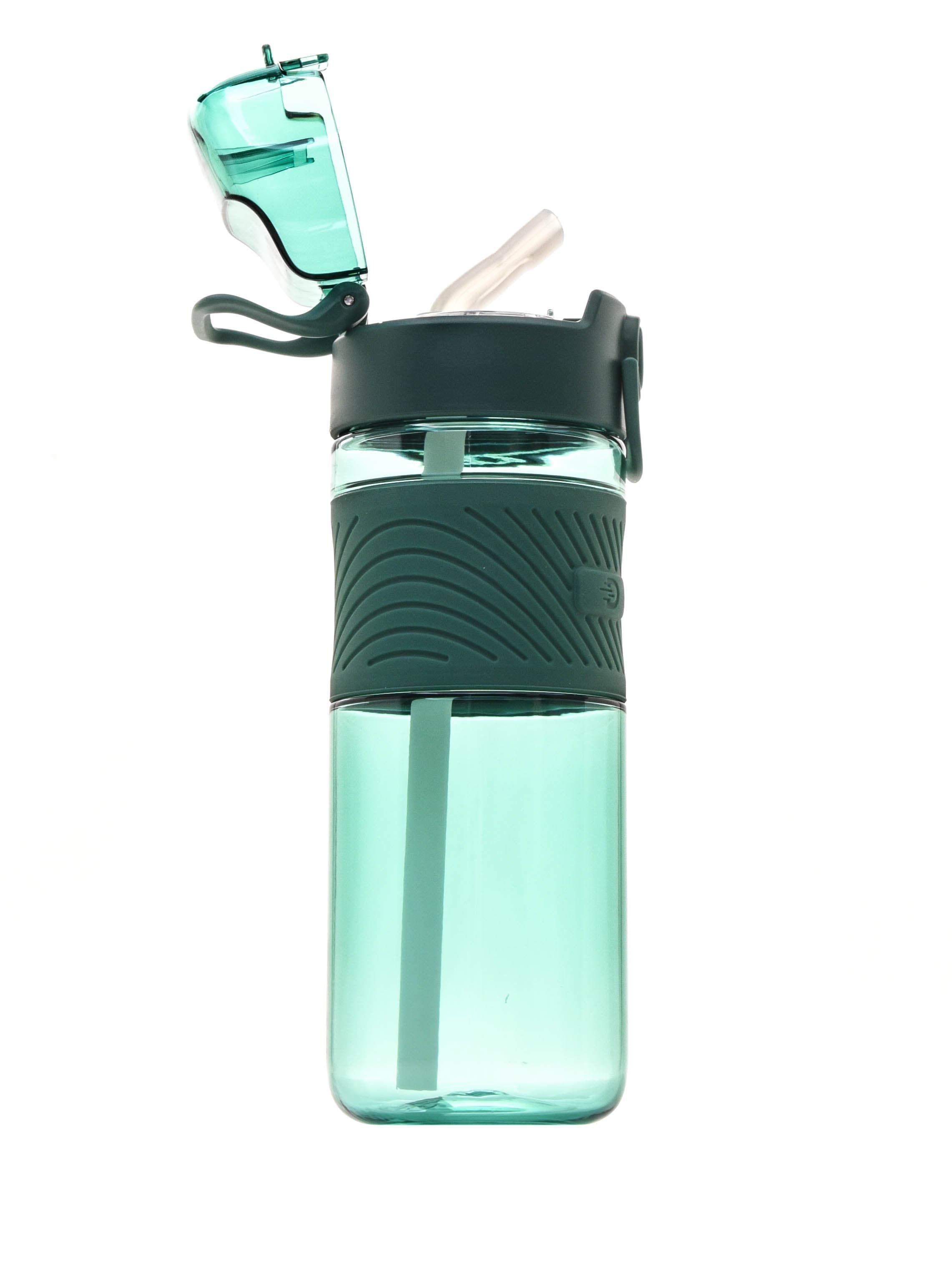 Бутылка для воды Diller DB-001 600 ml (С трубочкой) (Зеленый)