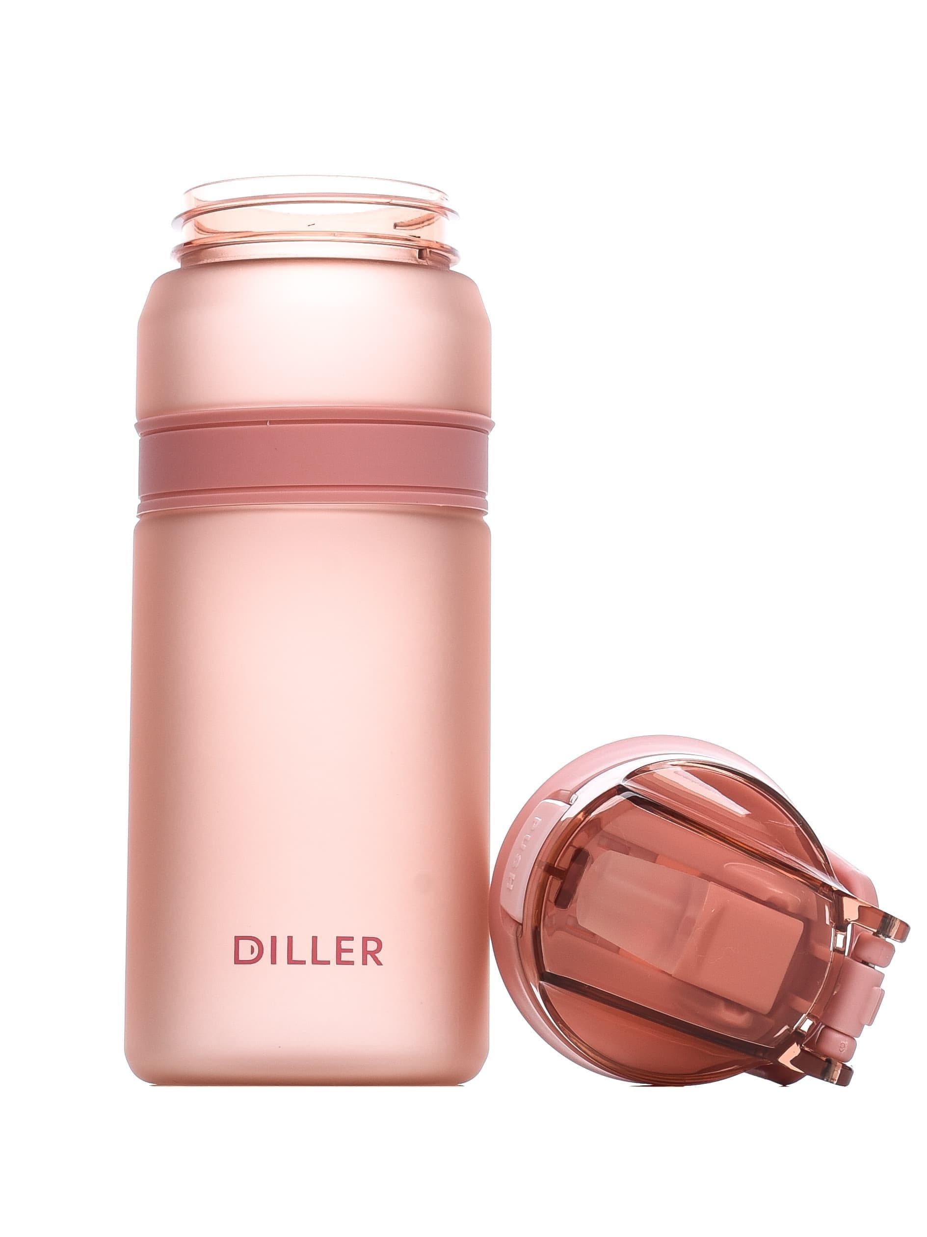Бутылка для воды Diller D37 700 ml (Розовый)