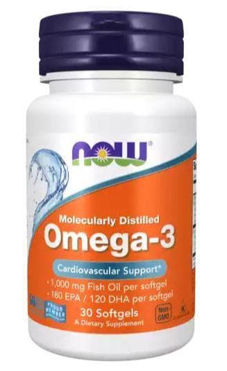NOW Omega-3 1000 mg 30 sof