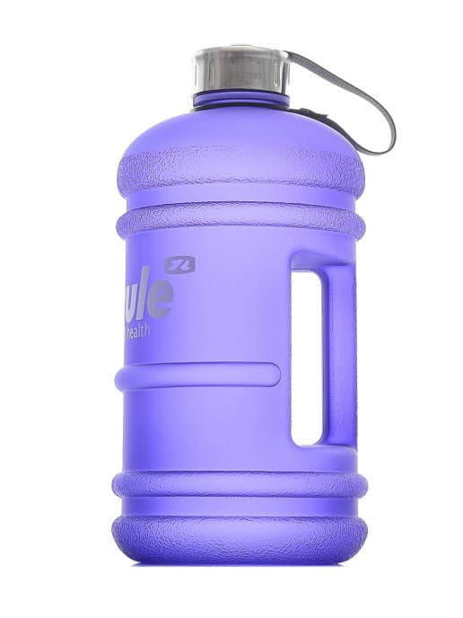 FitRule Бутыль прорезиненная металлическая крышка 2,2L (Фиолетовый)