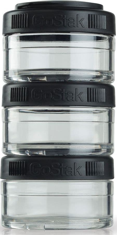 BlenderBottle GoStak (3 pack) 100 ml Black [черный]