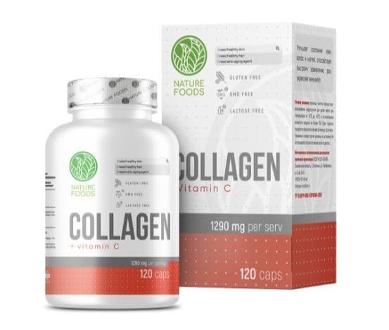 Nature Foods Collagen + Vitamin C 120caps