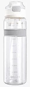 Бутылка для воды Diller D36 700 ml (Белый)