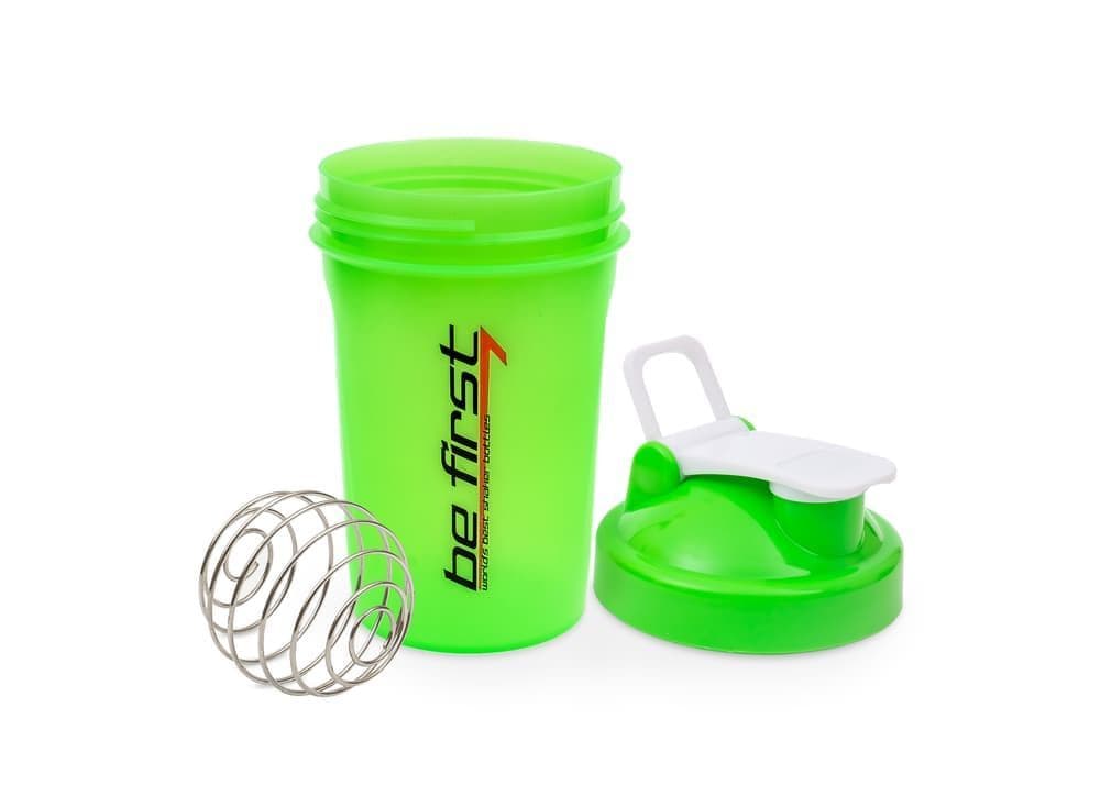 BeFirst Шейкер с шариком и держателем 400ml (Белый)