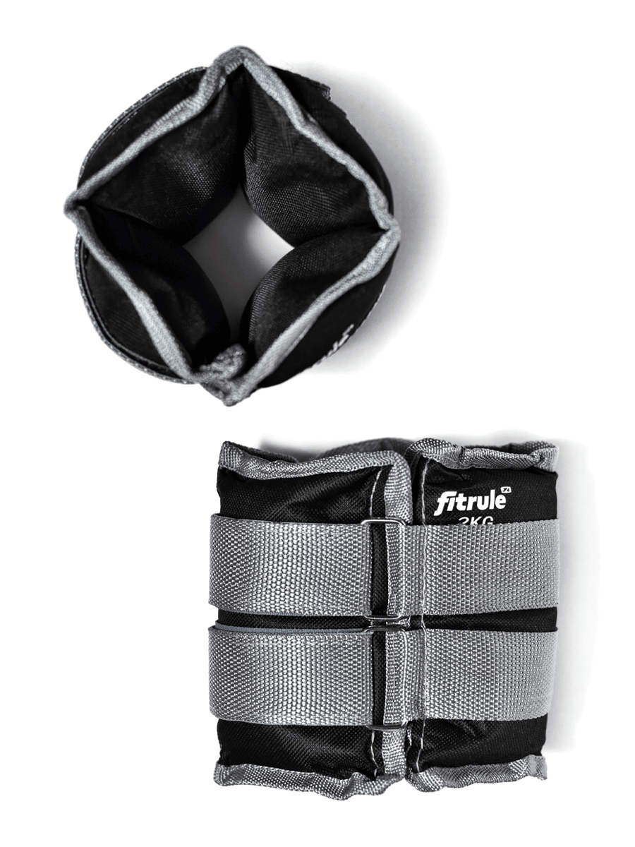 FitRule Утяжелитель для ног и рук 2 kg (цвет серый, 2 шт.)