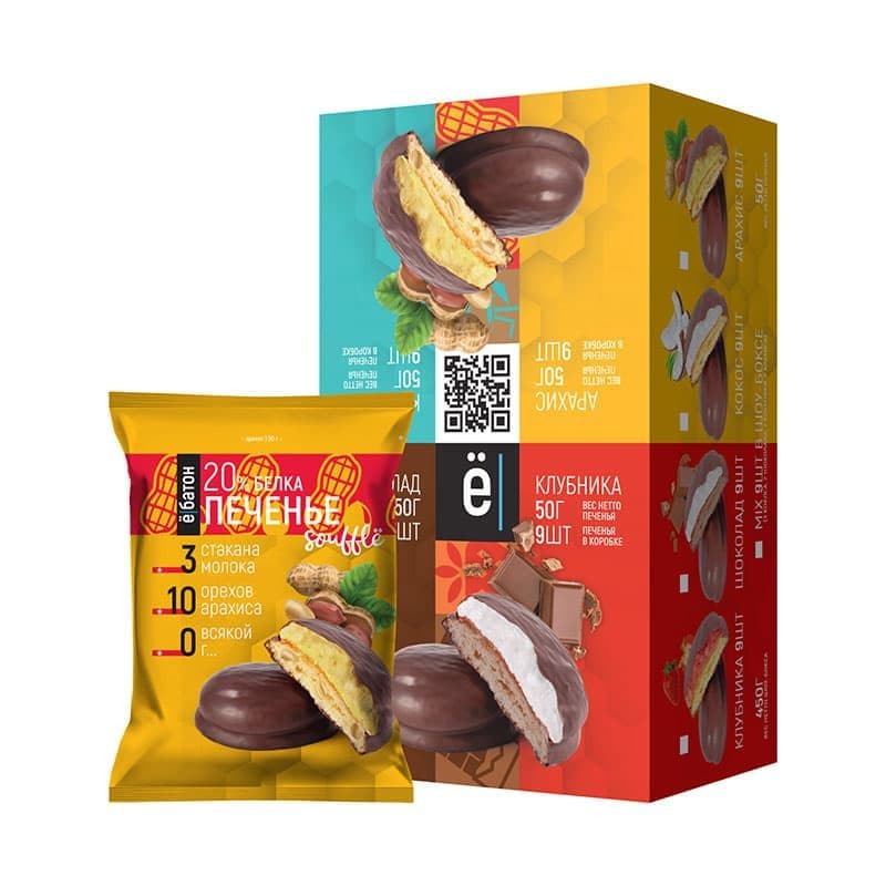 Ё/Батон Печенье суфле 50g