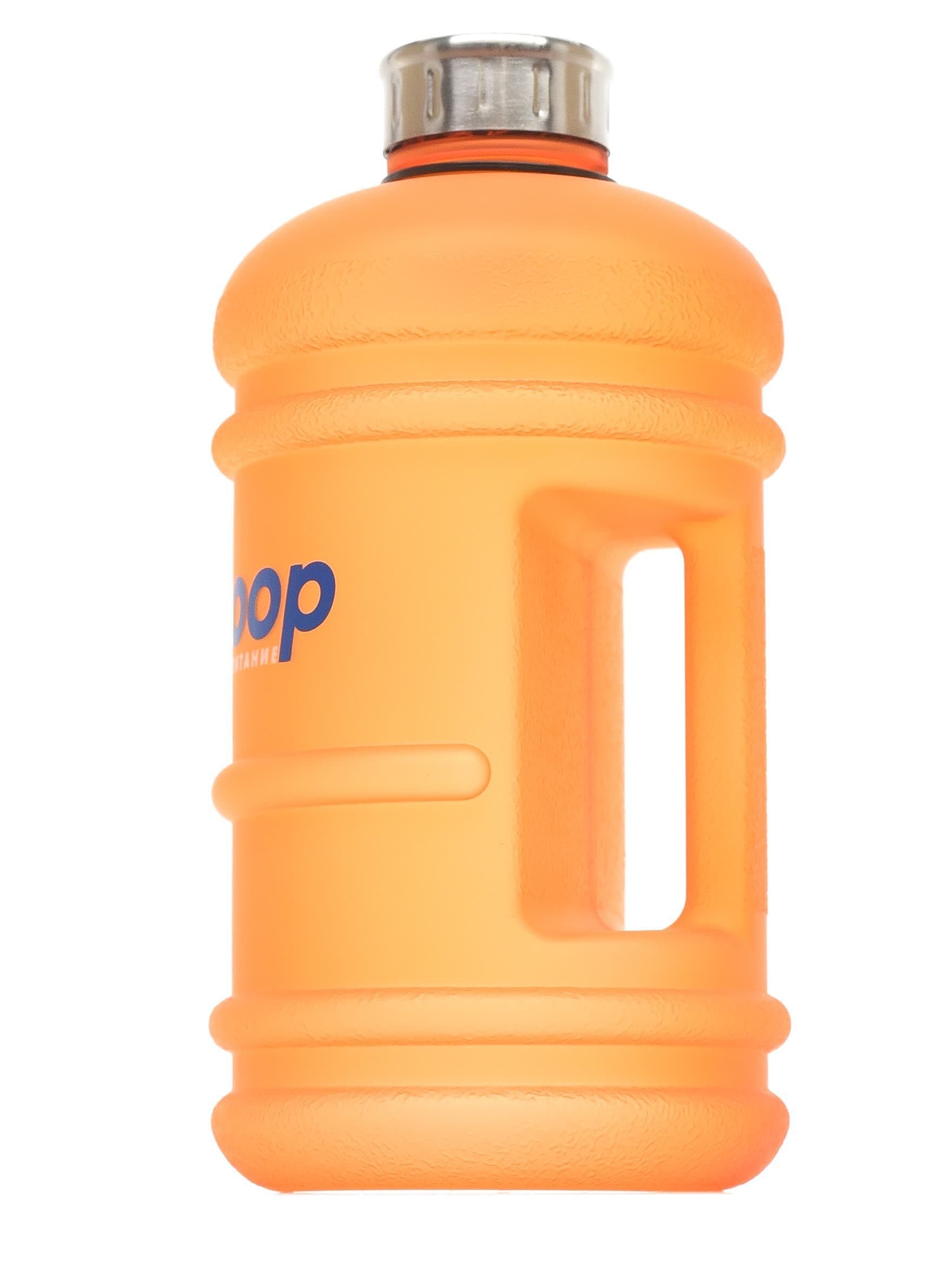 2scoop Бутыль 2.2 L прорезиненный металлическая крышка (Оранжевый)