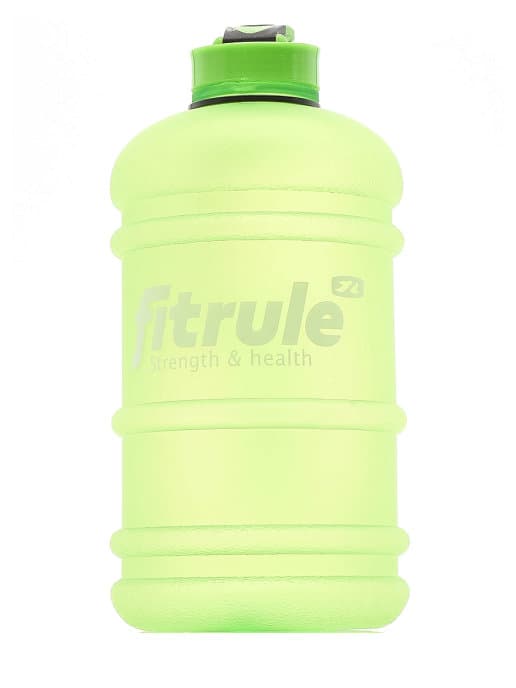 FitRule Бутыль прорезиненная крышка щелчок 2,2L (Зеленая)