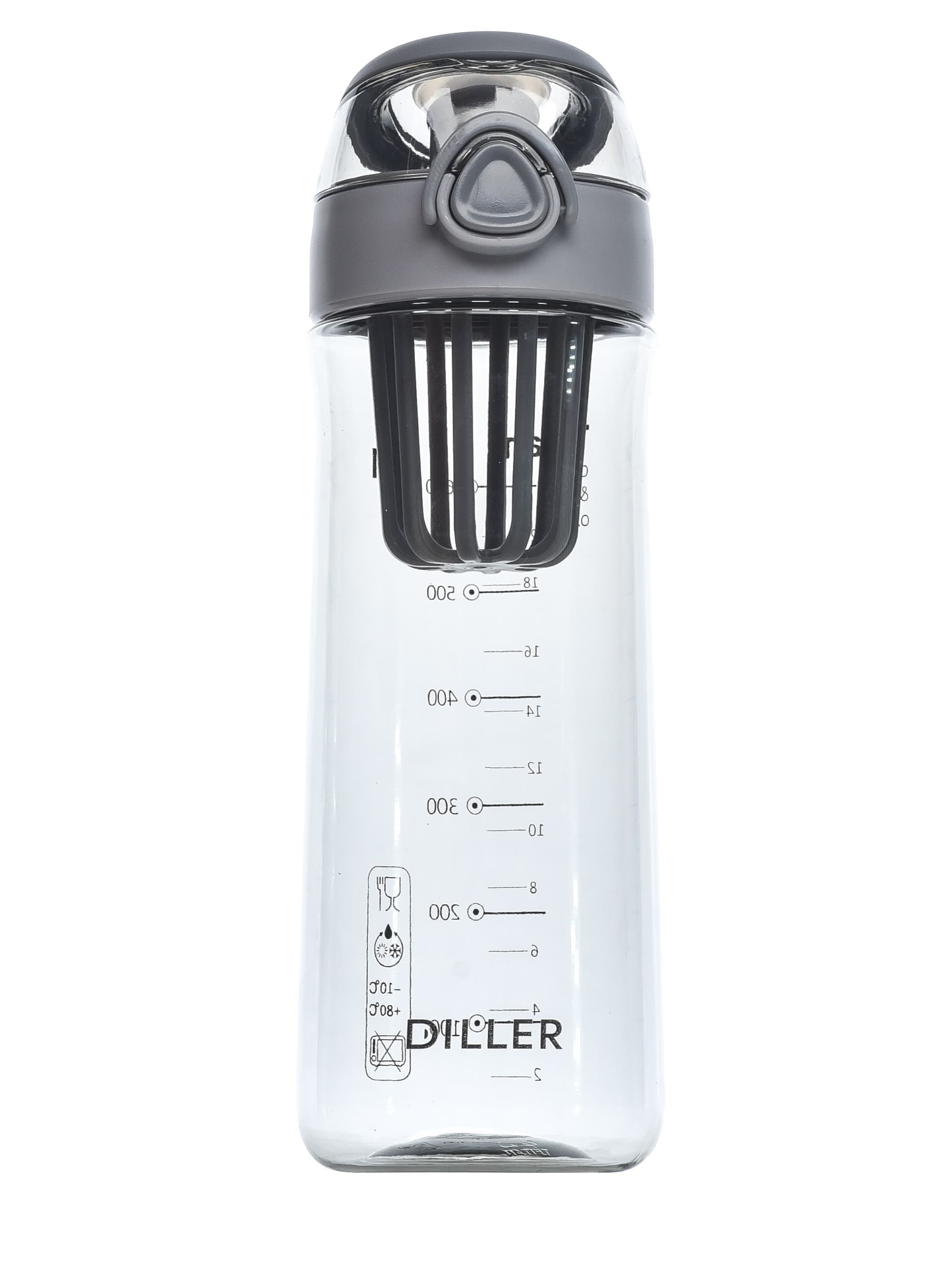 Бутылка для воды Diller D38-700 ml (Серый)