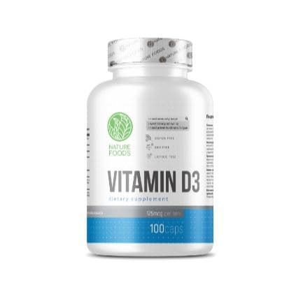 Nature Foods Vitamin D3 5000IU 100 caps