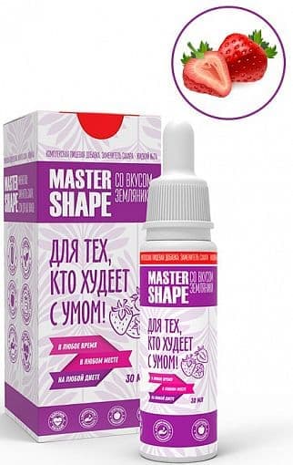 Fit Parad Заменитель Сахара Master shape жидкий со вкусом Земляники № 24 30 ml
