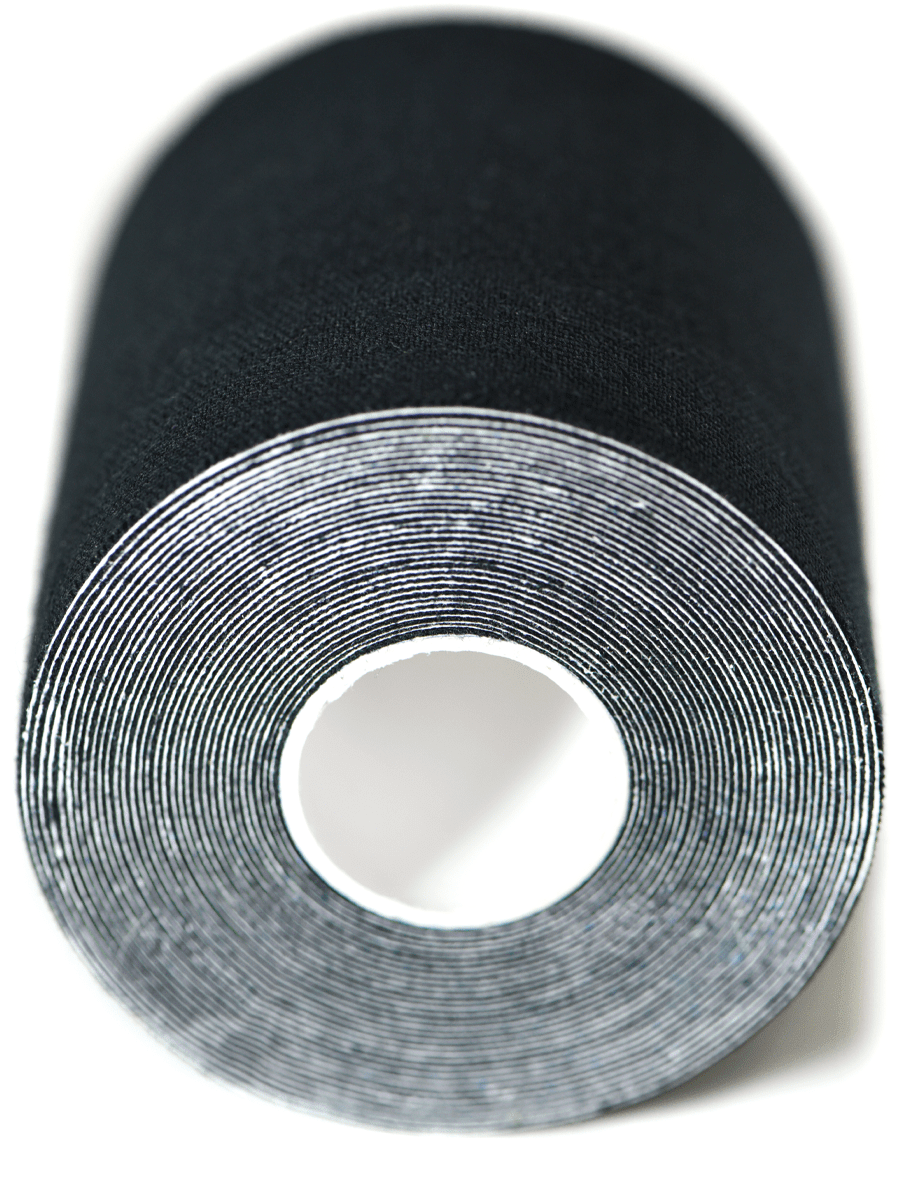FitRule Кинезио Тейп Tape 5 cм х 5 м (Черный)