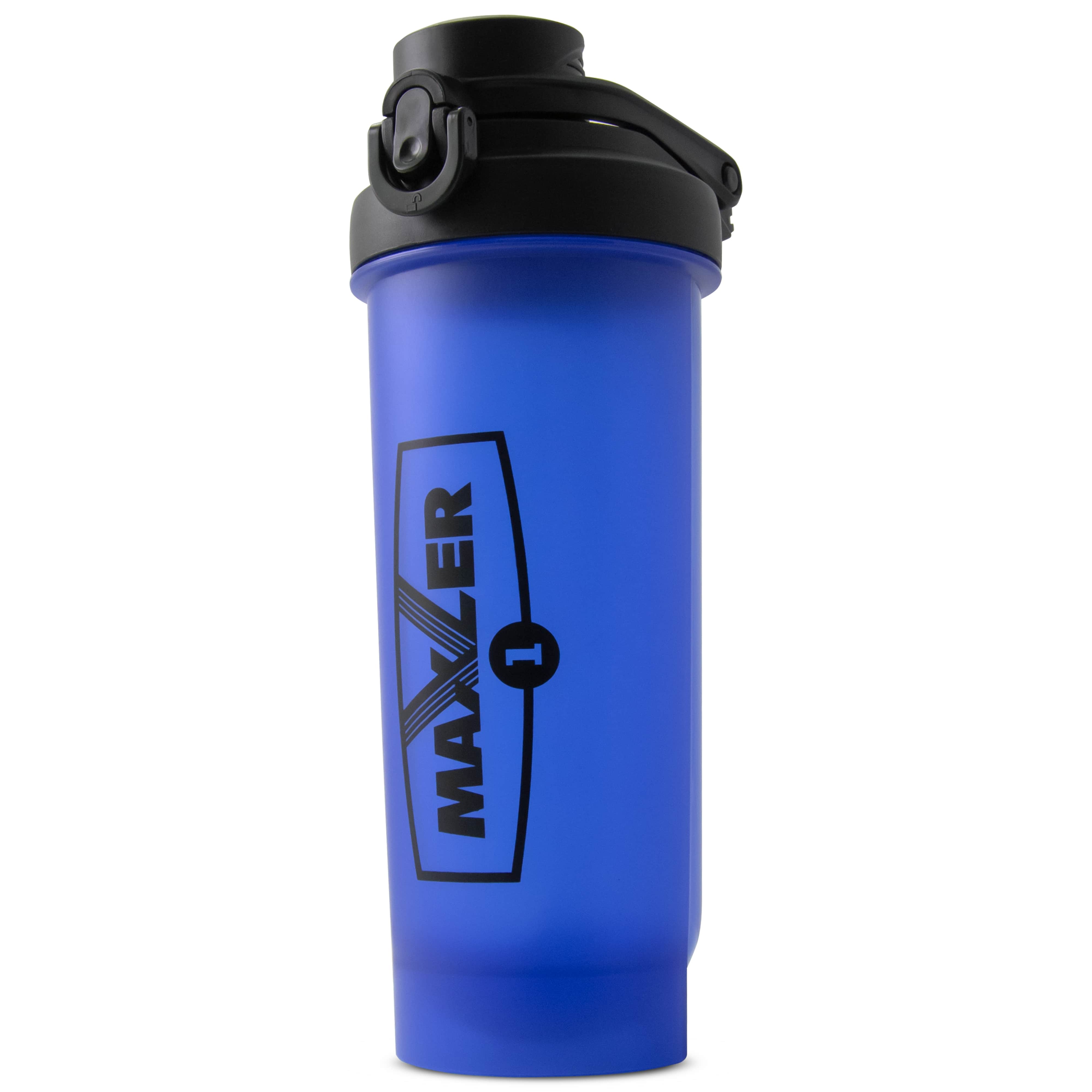 Maxler Shaker Black 700 ml - Black - Blue 1-C print