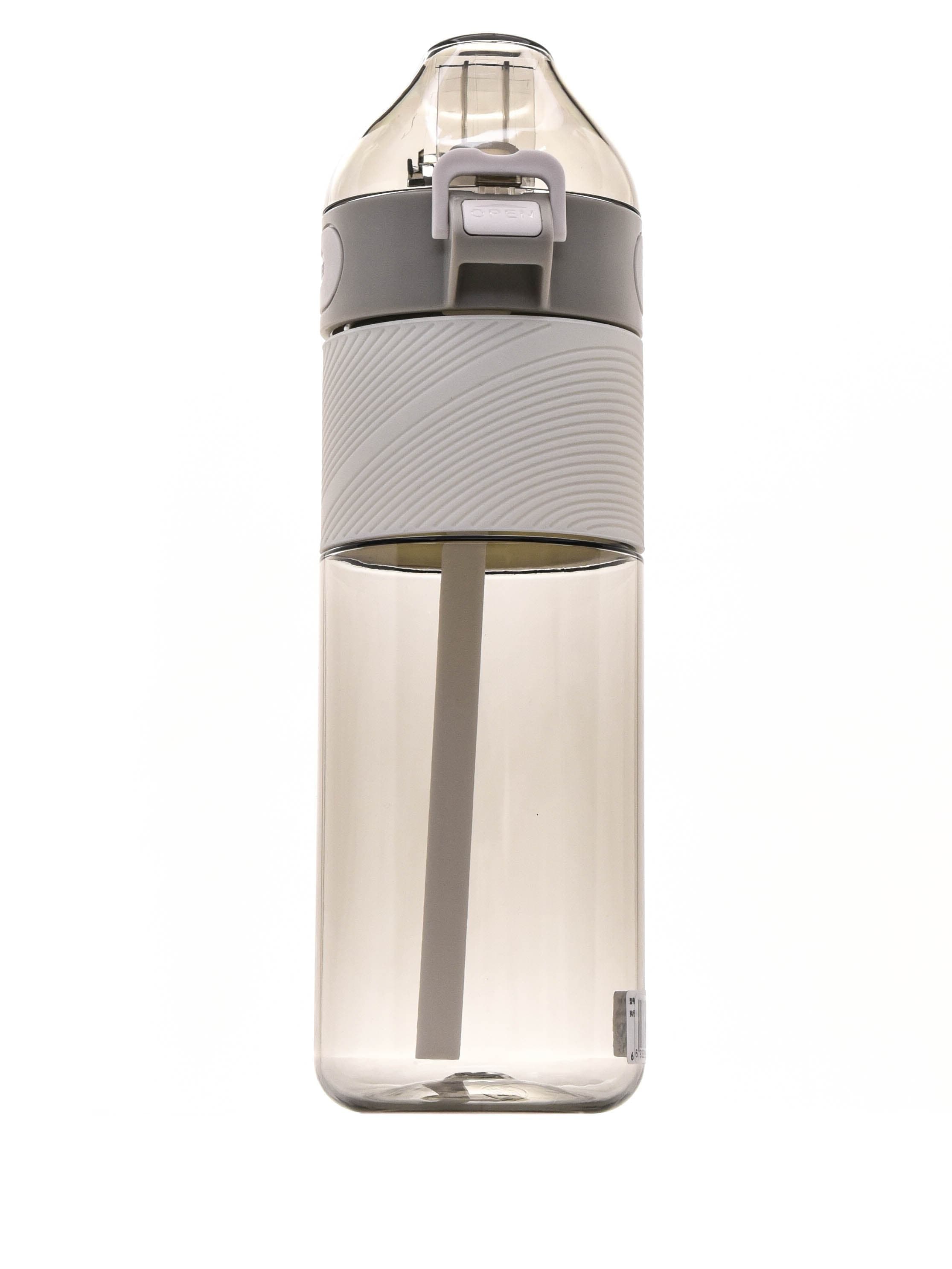 Спортивная бутылка для воды Diller DB-002 650 ml (с трубочкой) (Белый)
