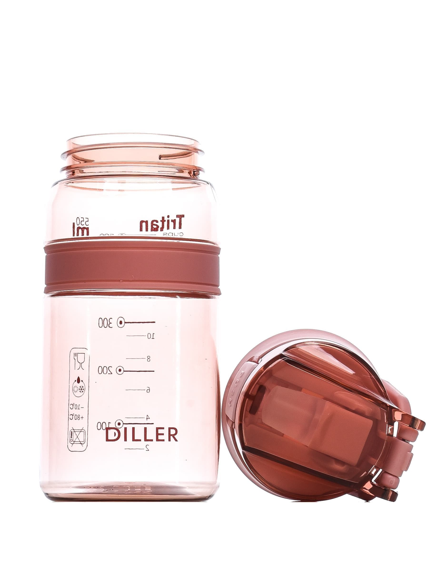Бутылка для воды Diller D36 550 ml (Розовый)