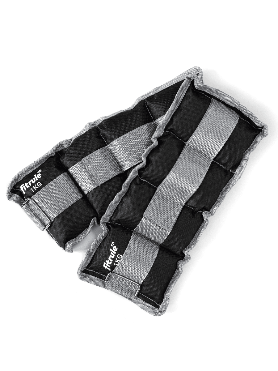FitRule Утяжелитель для ног и рук 1 kg (цвет серый, 2 шт.)