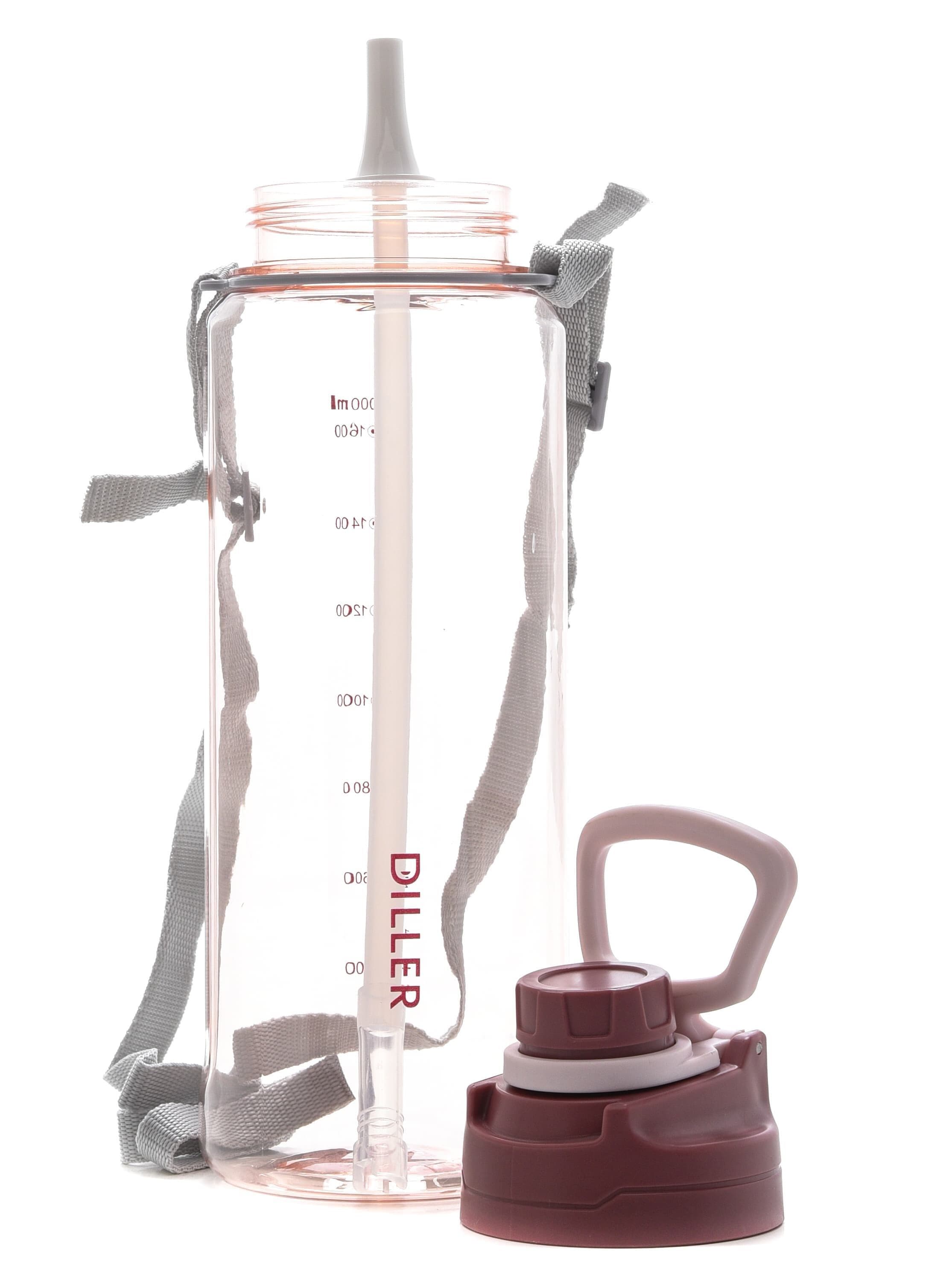 Бутылка для воды Diller D42-2000 ml (Розовый)