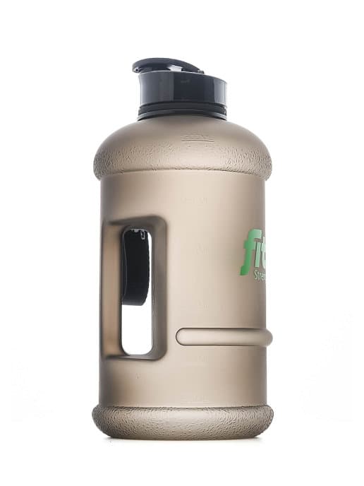 FitRule Бутыль прорезиненная крышка щелчок 1,3L (Черная)