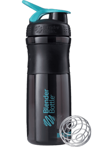 BlenderBottle SportMixer 828 ml Black/Teal [черный/морской голубой]