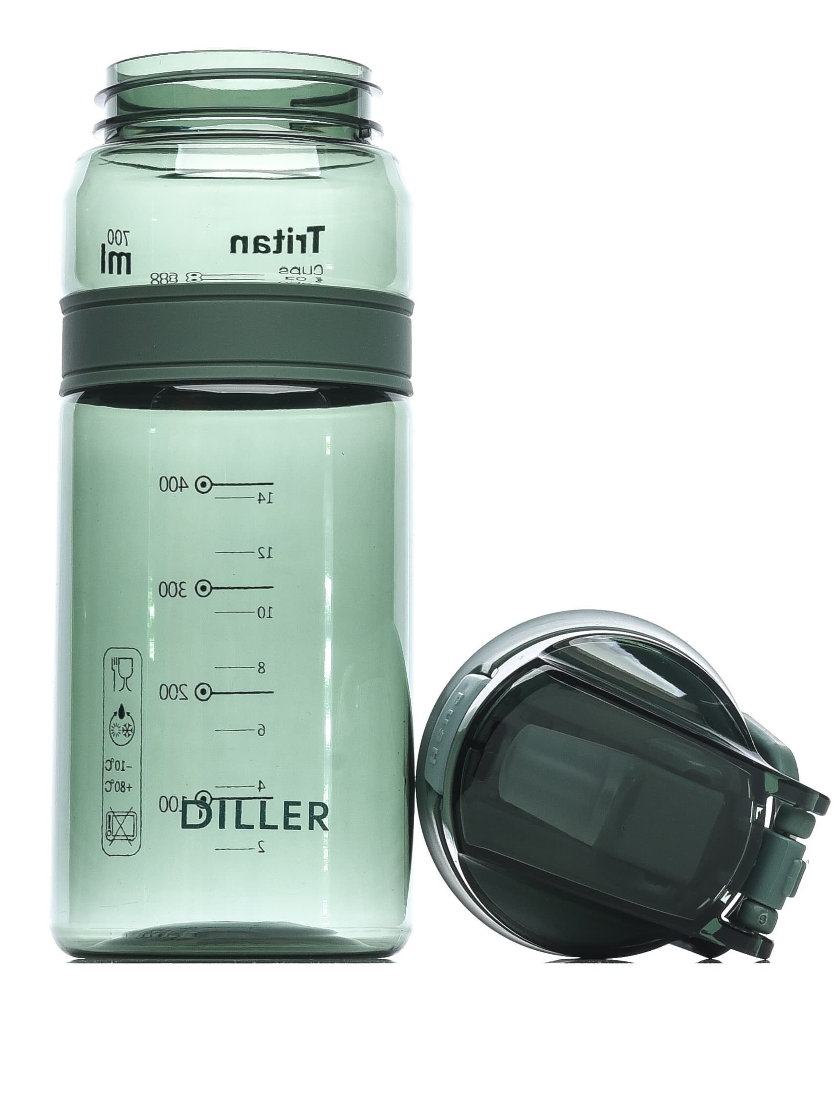 Бутылка для воды Diller D36 700 ml (Зеленый)