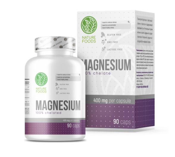 Nature Foods Magnesium Glycinate 400mg 90 caps
