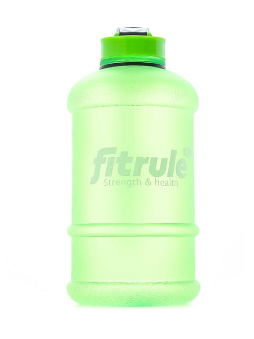 FitRule Бутыль прорезиненная крышка щелчок 1,3L (Зеленая)