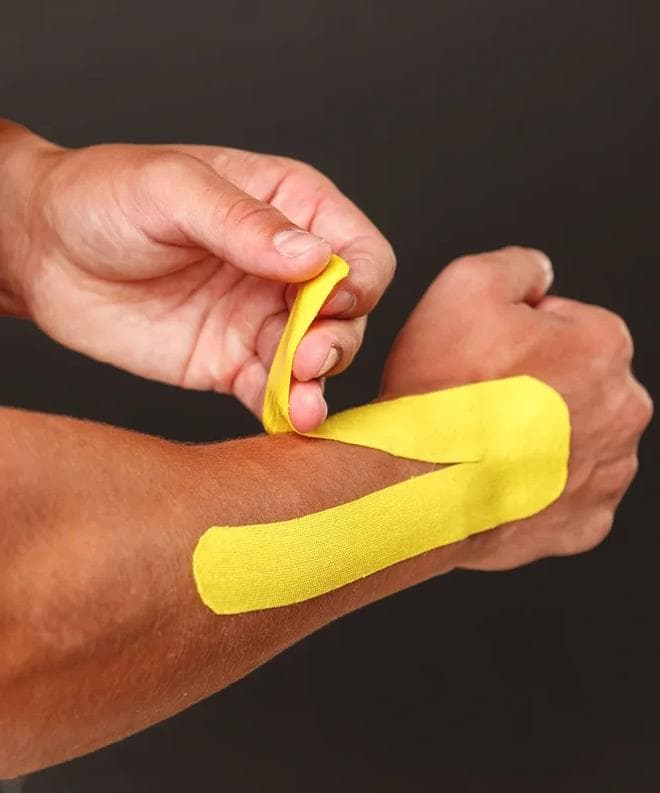 FitRule Кинезио Тейп Tape 5 cм х 5 м (Желтый)