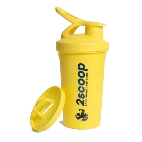 2scoop Шейкер жёлтый 500ml