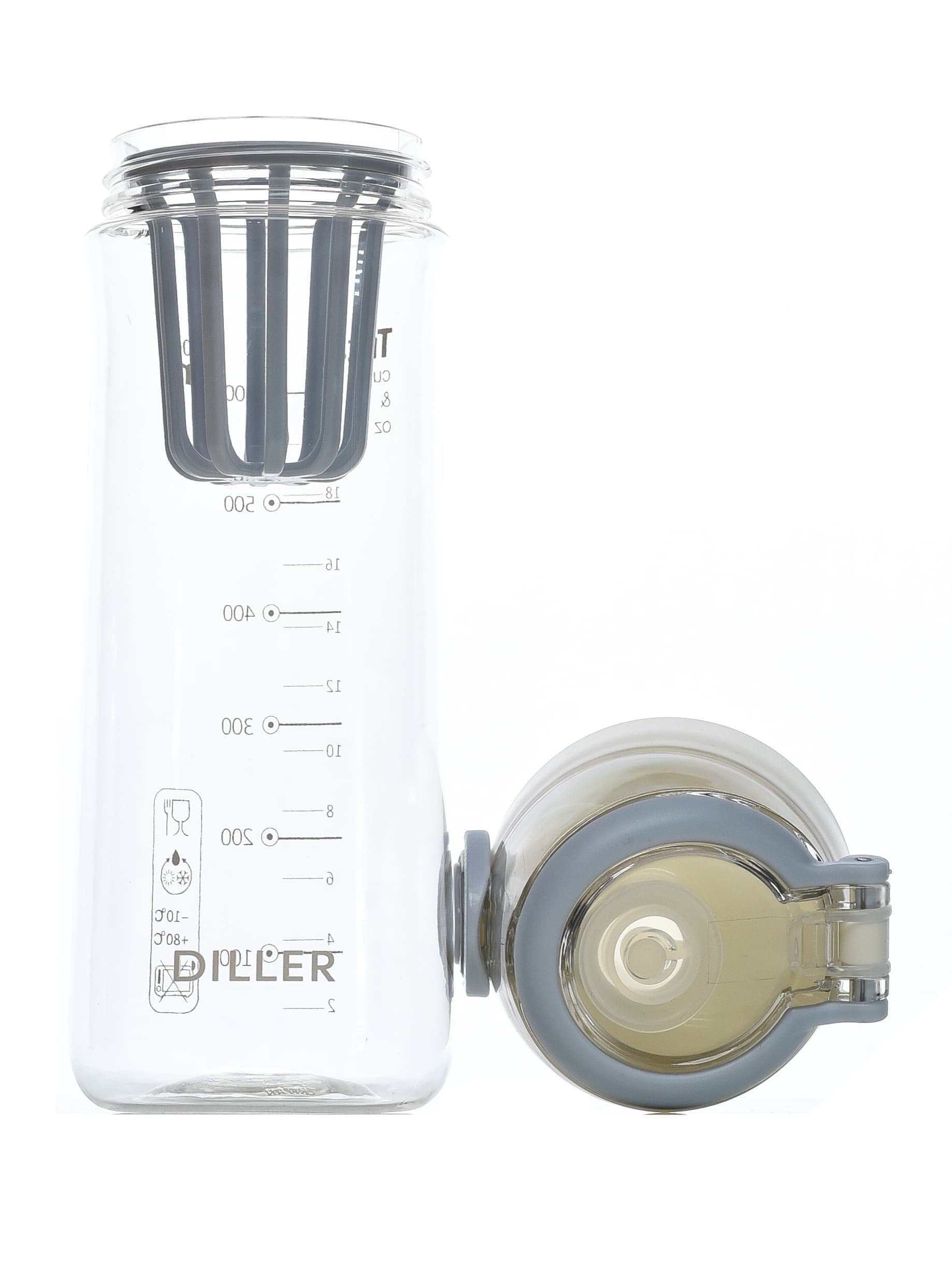 Бутылка для воды Diller D38-700 ml (Белый)
