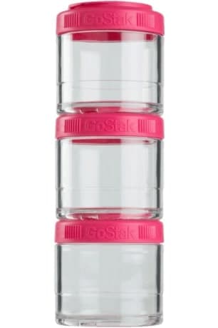 BlenderBottle GoStak (3 pack) 100 ml Pink [малиновый]
