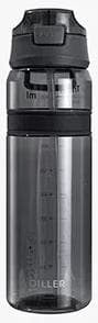 Бутылка для воды Diller D36 850 ml (Черный)