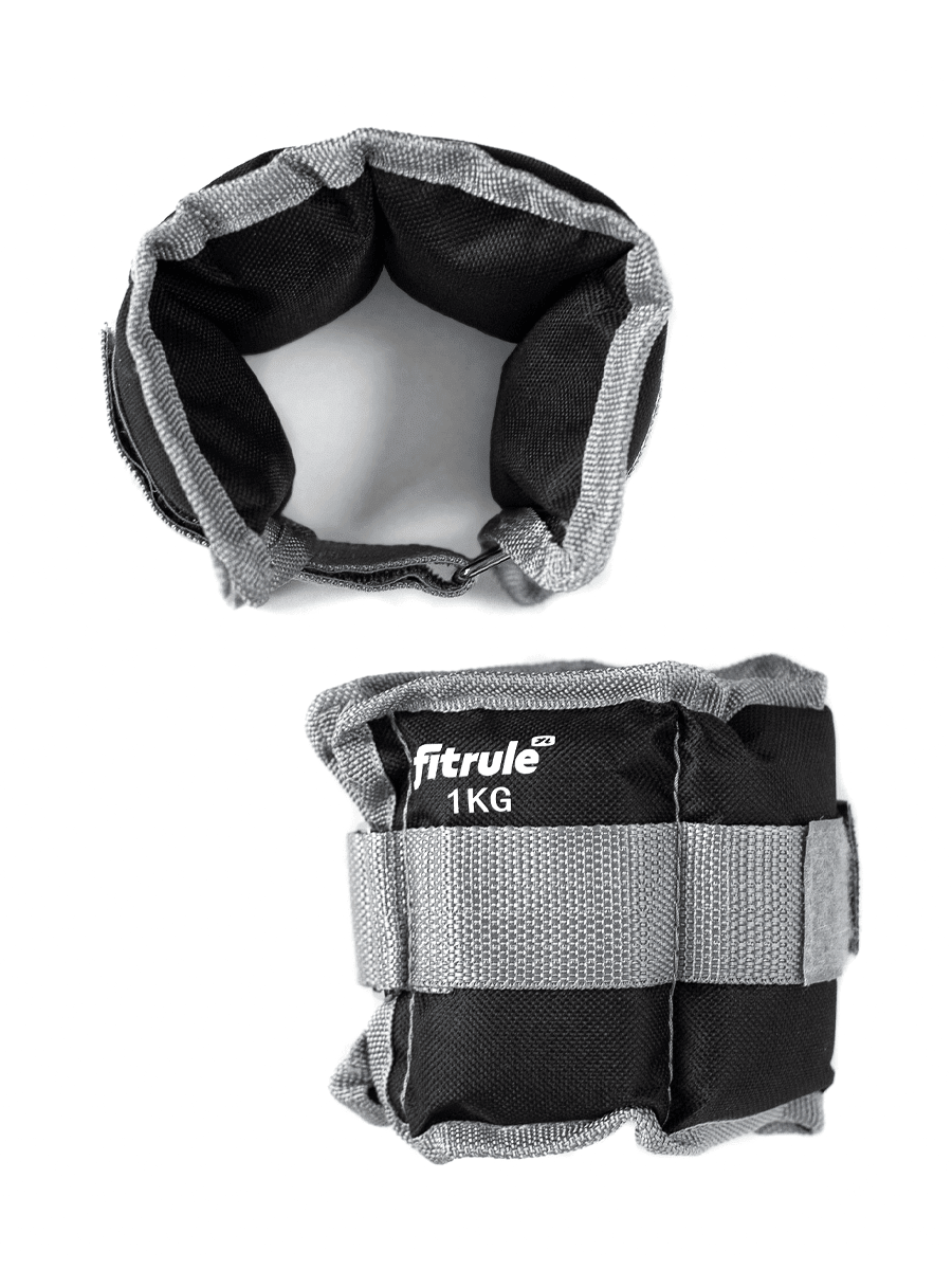 FitRule Утяжелитель для ног и рук 1 kg (цвет серый, 2 шт.)
