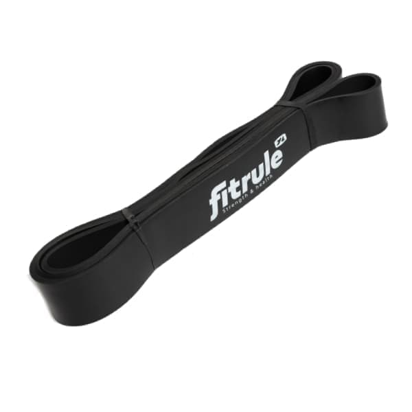 FitRule Резинка для фитнеса (эспандер) 1000см х 2,5см (Черная 25кг)