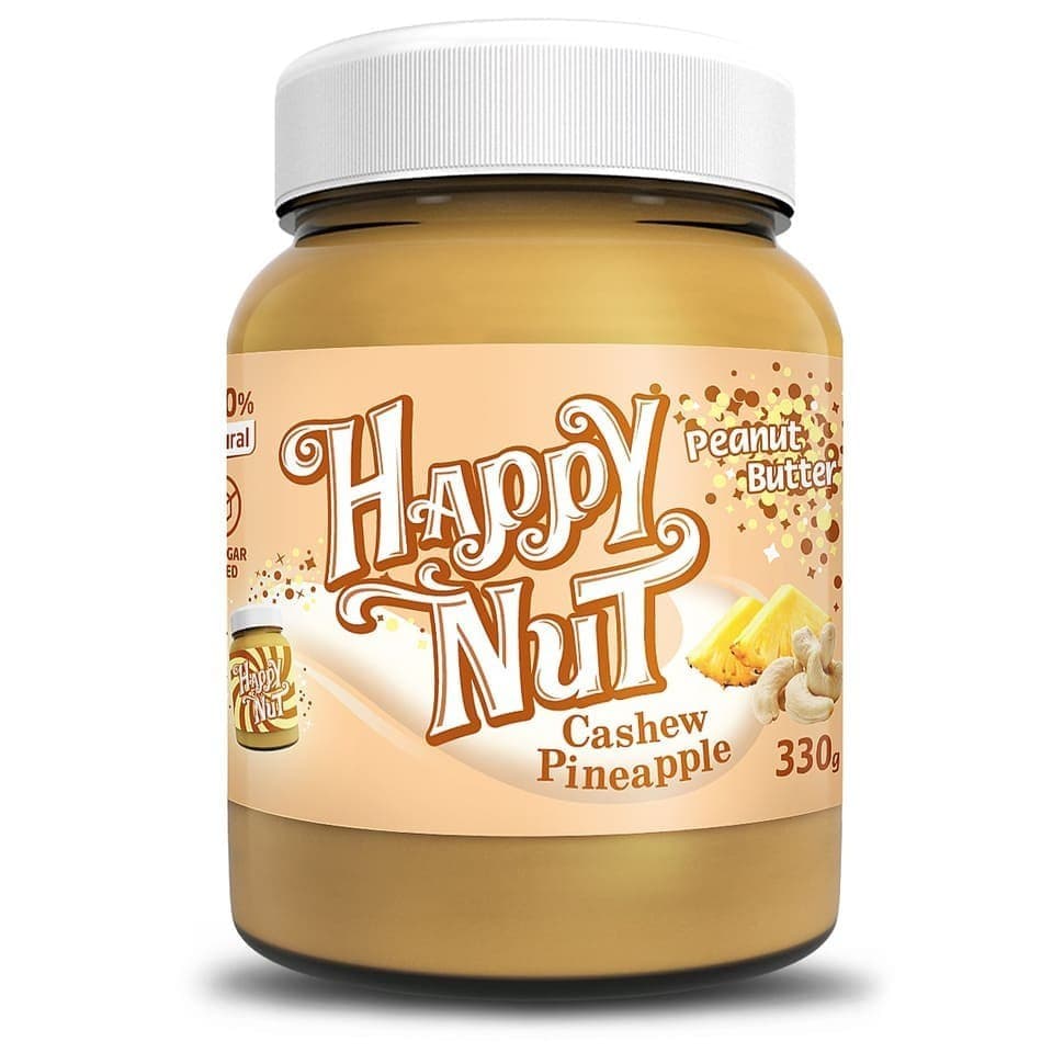 Happy Nut Кешью паста с арахисом и ананасом 330 гр