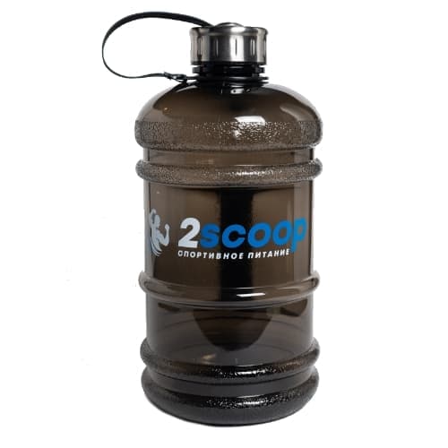 2scoop Бутыль 2.2 L металлическая крышка (Чёрный)