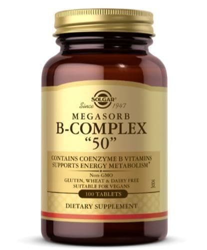 Solgar Megasorb B-Complex "50" 100 tab